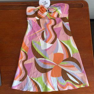 NWT Princess Polly Mini Dress US 4/ AU 8 multicolored